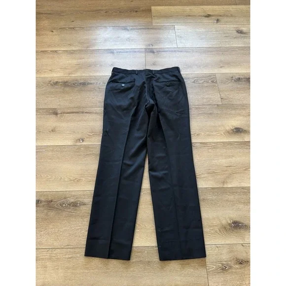 John Varvatos Suit 2 Piece Mens 38 SH Set Worsted Wool Single Needle Black 32 SH